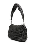 Diesel Small Logo Charm Quilted Denim Bag — Same as shown — Size One Size — Back View