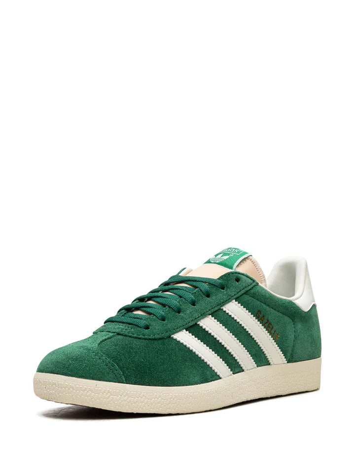 adidas Gazelle Suede Sneakers — Dark Green — Size US M 9.5 - US W 11 — Detail View