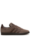 adidas Gazelle Earth Strata/Brown/Gum Sneakers — Brown — Size US M 3.5 - US W 5 — Front View