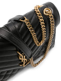 Saint Laurent Medium Envelope Leather Shoulder Bag — Same as shown — Size One Size — Top View