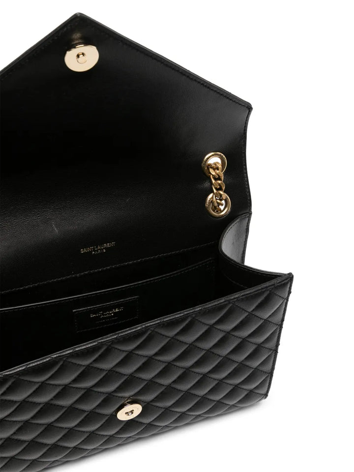 Saint Laurent Medium Envelope Leather Shoulder Bag — Same as shown — Size One Size — Detail View