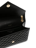 Saint Laurent Medium Envelope Leather Shoulder Bag — Same as shown — Size One Size — Detail View
