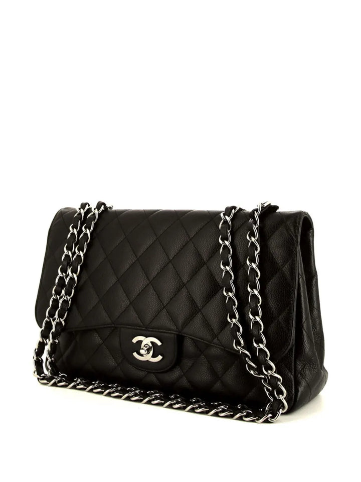 Chanel Pre Owned 2007 Jumbo Timeless Shoulder Bag — Same as shown — Size One Size — Top View