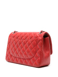 Chanel Pre Owned 2013 2014 Double Flap Jumbo Shoulder Bag — Same as shown — Size One Size — Back View