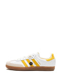 adidas Samba Og Sporty & Rich - White Bold Gold Sneakers — White/Yellow — Size US M 7.5 - US W 9 — Detail View