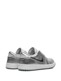 Air Jordan 1 Low Golf Gift Giving Sneakers — Silver-Tone — Size US M 9.5 - US W 11 — Back View