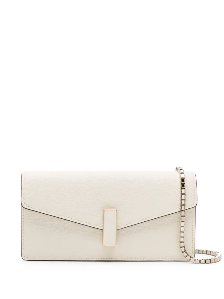 Valextra Iside Leather Clutch Bag — Same as shown — Size One Size — Front View