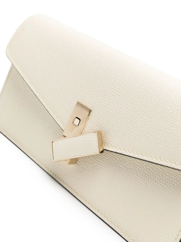 Valextra Iside Leather Clutch Bag — Same as shown — Size One Size — Back View