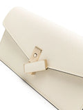 Valextra Iside Leather Clutch Bag — Same as shown — Size One Size — Back View