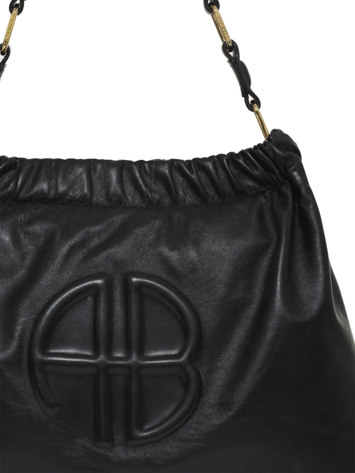 Anine Bing Kate Leather Shoulder Bag — Same as shown — Size One Size — Top View