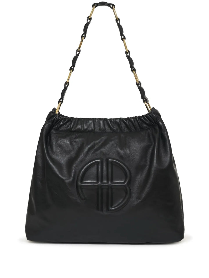 Anine Bing Kate Leather Shoulder Bag — Same as shown — Size One Size — Front View
