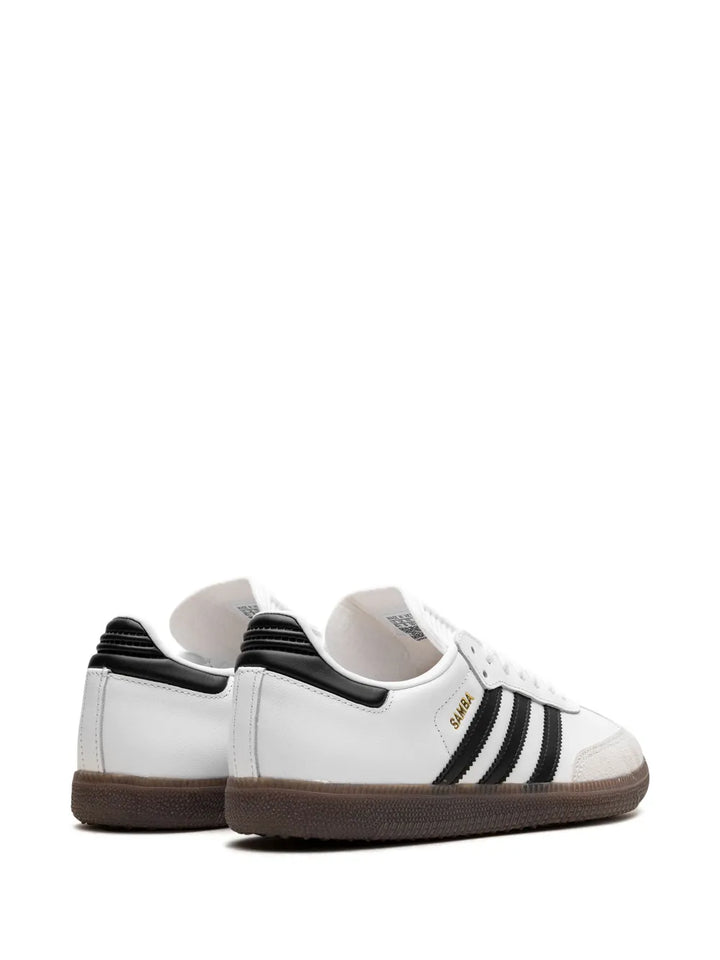 adidas Samba Ftwwht/Cblack/Vivred Sneakers — White — Size US M 10.5 - US W 12 — Back View