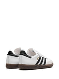 adidas Samba Ftwwht/Cblack/Vivred Sneakers — White — Size US M 10.5 - US W 12 — Back View