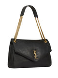 Saint Laurent Large Calypso Shoulder Bag — Same as shown — Size One Size — Top View