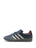 adidas Gazelle Indoor Crew Navy Sneakers — Navy Blue — Size US M 3.5 - US W 5 — Lifestyle View