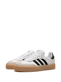 adidas Sambae Samba 2.0 Sneakers — White/Black — Size US M 9 - US W 10.5 — Detail View