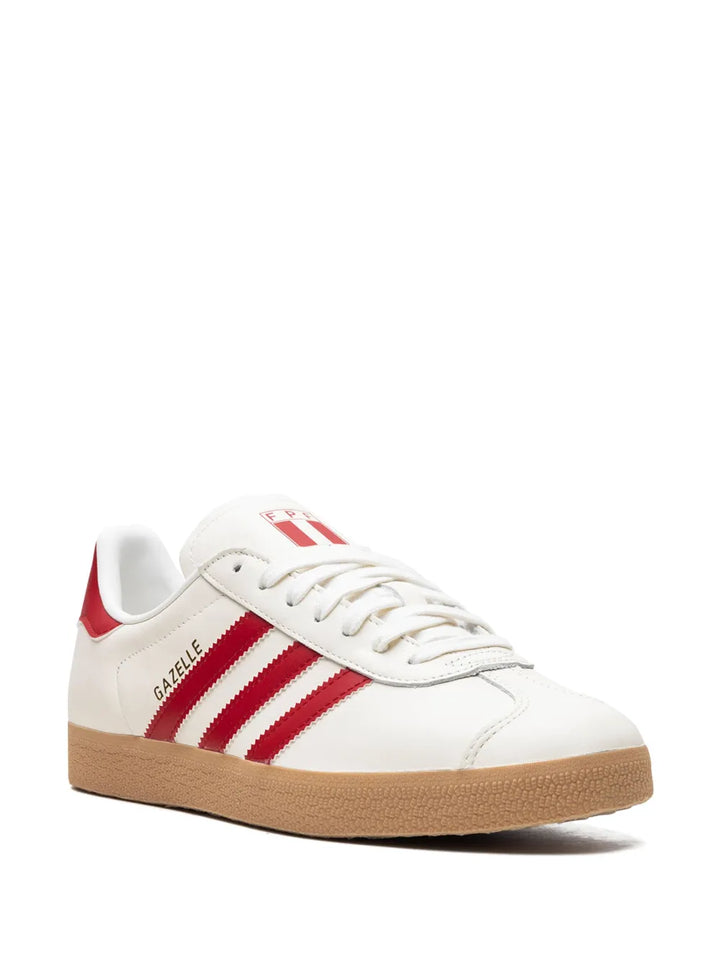adidas Gazelle Peru Sneakers — Cream White — Size US M 6 - US W 7.5 — Side View
