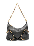 Givenchy Voyou Boyfriend Leather Shoulder Bag — Same as shown — Size One Size — Front View