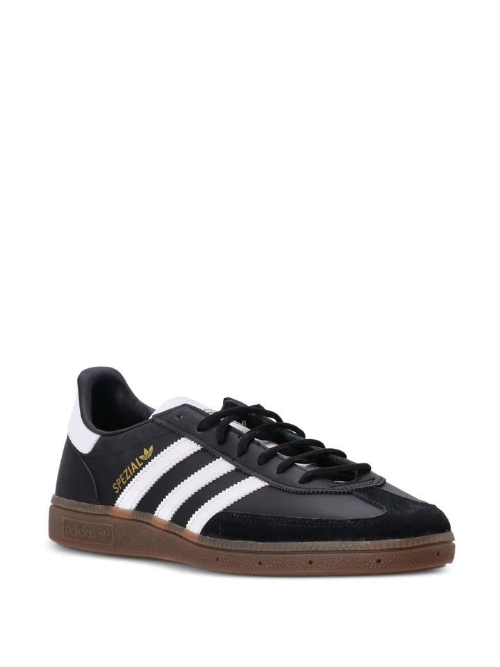 adidas Handball Spezial Lace-Up Trainers — Black/White — Size US M 8.5 - US W 10 — Side View