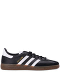 adidas Handball Spezial Lace-Up Trainers — Black/White — Size US M 8.5 - US W 10 — Front View