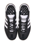 adidas Handball Spezial Lace-Up Trainers — Black/White — Size US M 8.5 - US W 10 — Detail View