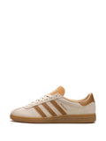 adidas Munchen Mesa Gum Sneakers — Beige — Size US M 10 - US W 11.5 — Lifestyle View