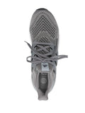 adidas Ultraboost Low-Top Sneakers — Grey/White — Size US M 5 - US W 6.5 — Top View