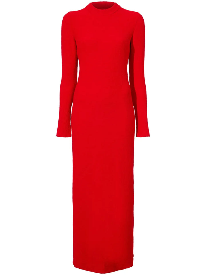 Proenza Schouler Lara Knit Maxi Dress — Red — Size XS — Front View
