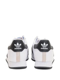 adidas Samoa Three-Stripe Sneakers — White — Size US M 9 - US W 10.5 — Back View
