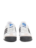 adidas Samoa Three-Stripe Sneakers — White — Size US M 9 - US W 10.5 — Top View