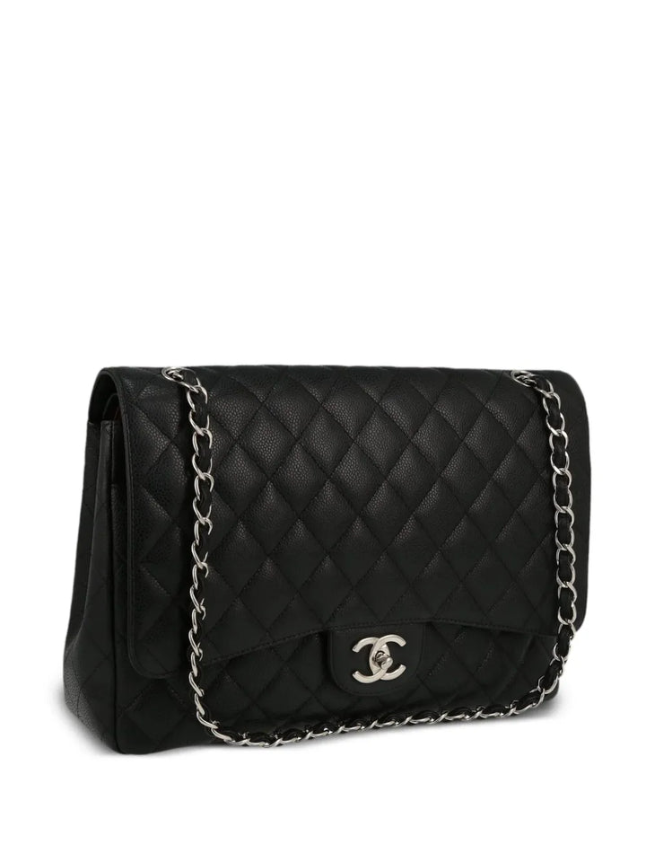 Chanel Pre Owned Timeless Line Jumbo Classic Flap Shoulder Bag — Same as shown — Size One Size — Back View
