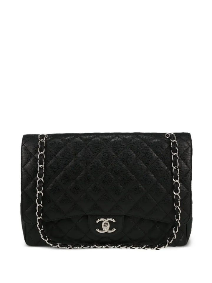 Chanel Pre Owned Timeless Line Jumbo Classic Flap Shoulder Bag — Same as shown — Size One Size — Front View