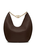 Valentino Garavani Maxi Vlogo Moon Hobo Bag — Same as shown — Size One Size — Back View
