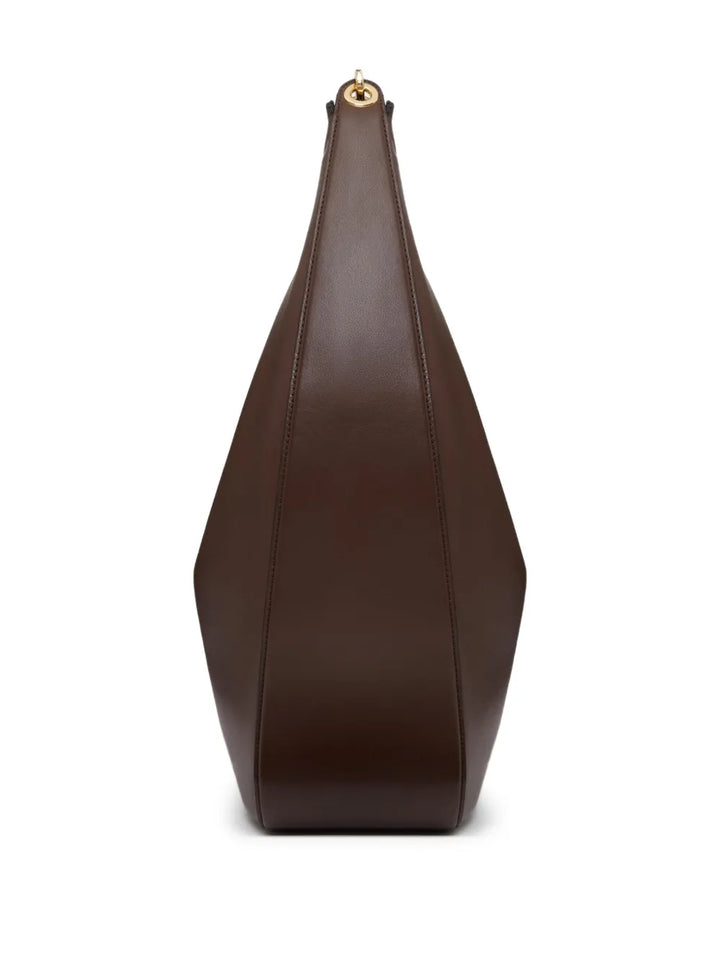 Valentino Garavani Maxi Vlogo Moon Hobo Bag — Same as shown — Size One Size — Top View
