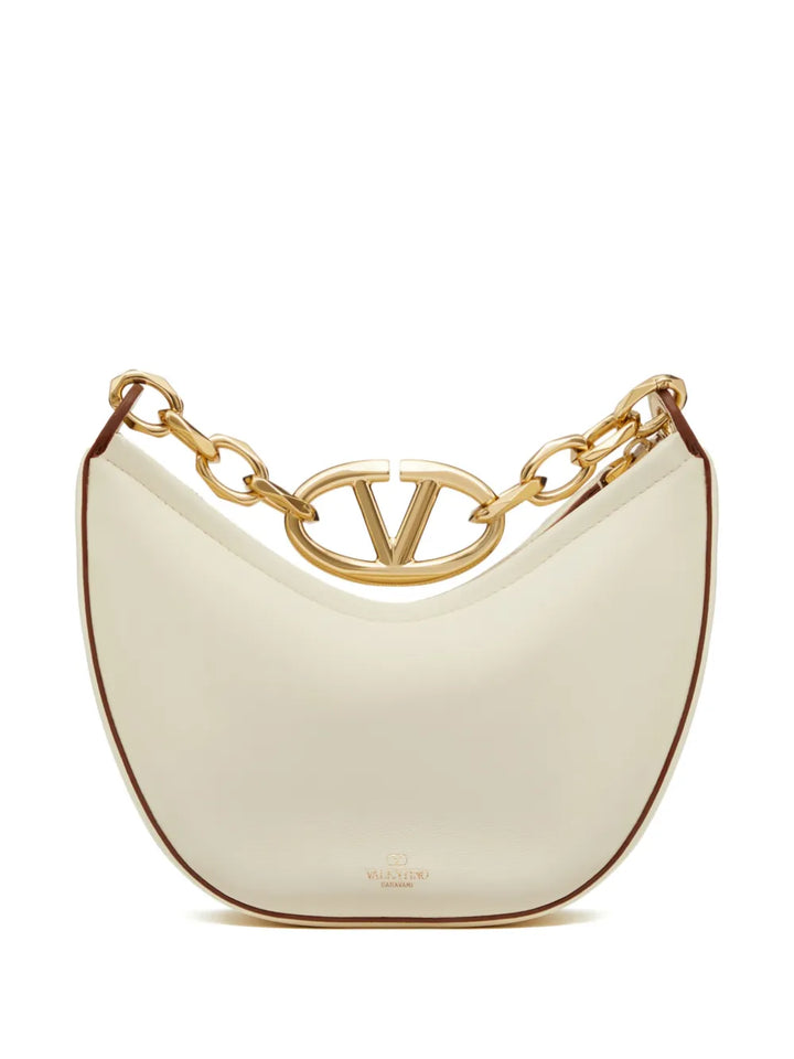 Valentino Garavani Mini Vlogo Moon Hobo Bag — Same as shown — Size One Size — Side View