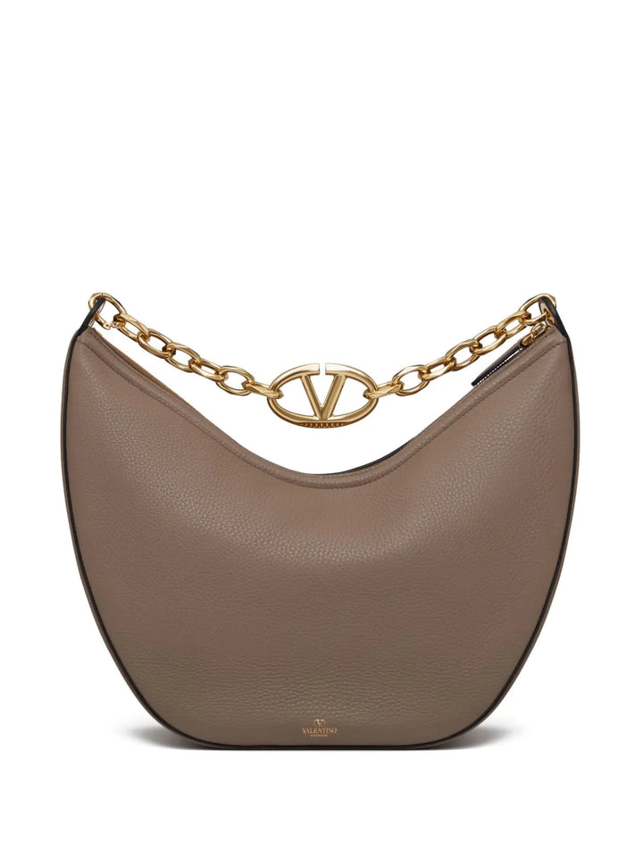 Valentino Garavani Medium Vlogo Moon Shoulder Bag — Same as shown — Size One Size — Back View