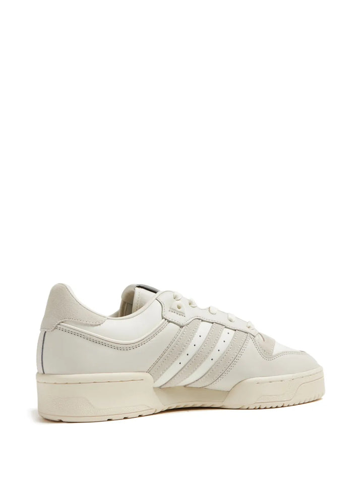 adidas Rivalry 86 Lace-Up Sneakers — White/Beige — Size US M 9.5 - US W 11 — Back View