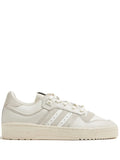 adidas Rivalry 86 Lace-Up Sneakers — White/Beige — Size US M 9.5 - US W 11 — Front View