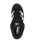 adidas Adimatic Embroidered-Logo Sneakers — Black — Size US M 4.5 - US W 6 — Top View