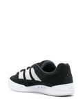 adidas Adimatic Embroidered-Logo Sneakers — Black — Size US M 4.5 - US W 6 — Back View