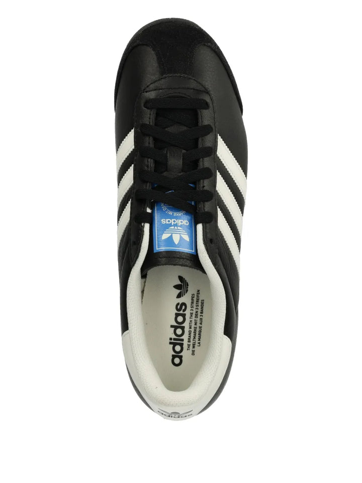 adidas Kick 74 Sneakers — Black — Size US M 10 - US W 11.5 — Top View
