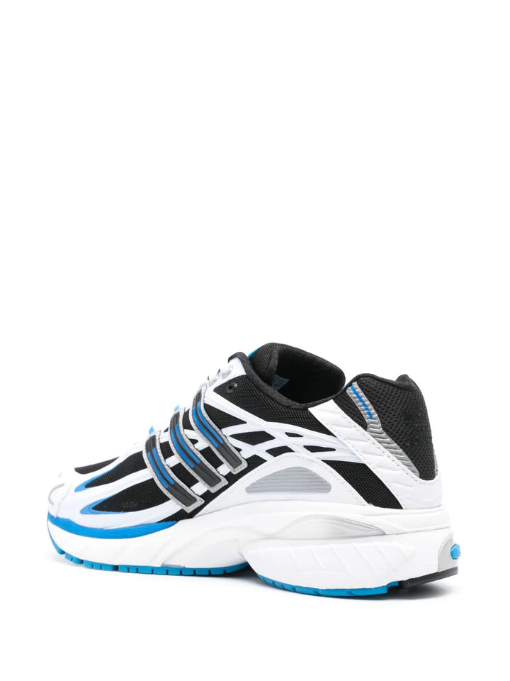 adidas Adistar Cushion Lace-Up Sneakers — Black/Blue — Size US M 4.5 - US W 6 — Back View