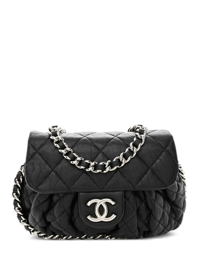 Chanel Pre Owned Mini Classic Flap Padded Shoulder Bag — Same as shown — Size One Size — Front View
