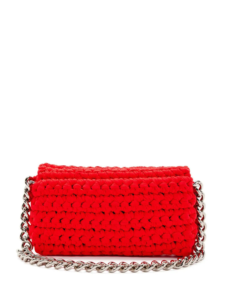 Chanel Pre Owned 2014 Cruise Crochet Flap Shoulder Bag — Same as shown — Size One Size — Side View