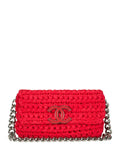 Chanel Pre Owned 2014 Cruise Crochet Flap Shoulder Bag — Same as shown — Size One Size — Front View