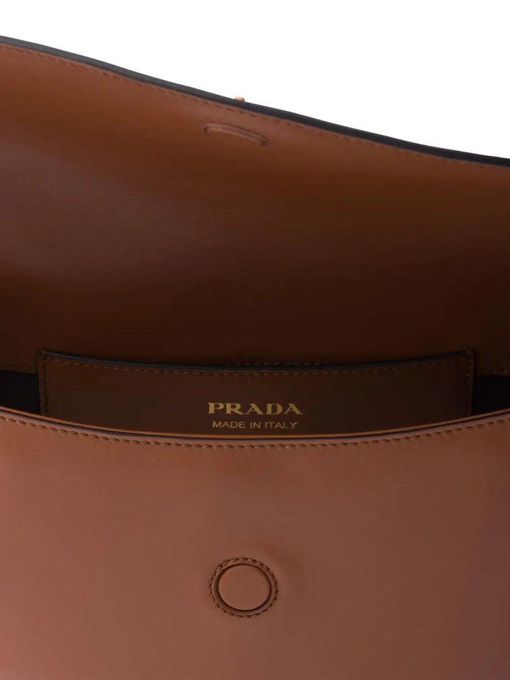 Prada Arque Leather Shoulder Bag — Same as shown — Size One Size — Lifestyle View