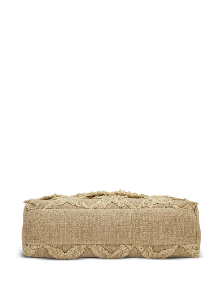 Chanel Pre Owned 2009 Large Crochet Flap Shoulder Bag — Same as shown — Size One Size — Top View