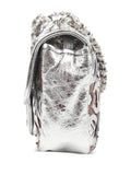 Chanel Pre Owned Classic Flap Metallic Shoulder Bag — Same as shown — Size One Size — Top View