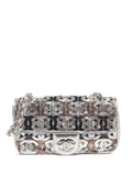 Chanel Pre Owned Classic Flap Metallic Shoulder Bag — Same as shown — Size One Size — Front View