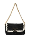 Chanel Pre Owned Medium Crochet Flap Shoulder Bag — Same as shown — Size One Size — Side View